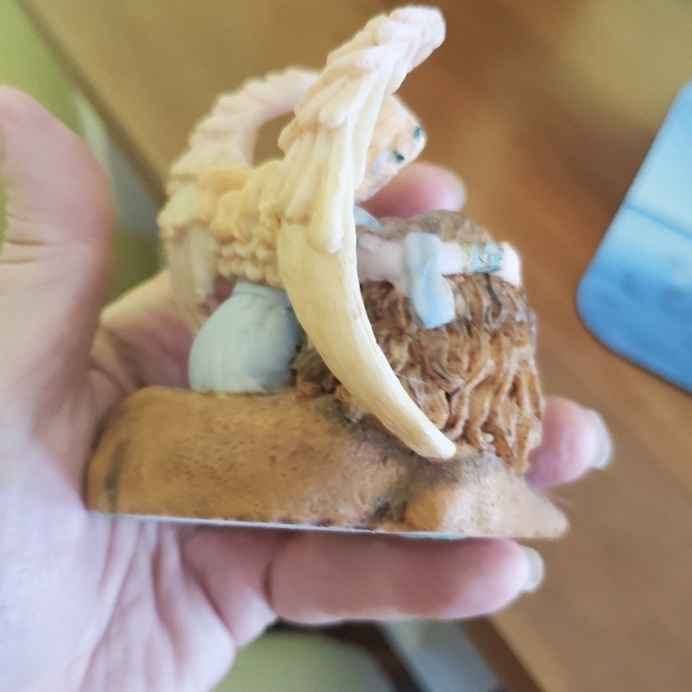 Lion&Lamb Angel statue - Picture 6 of 9